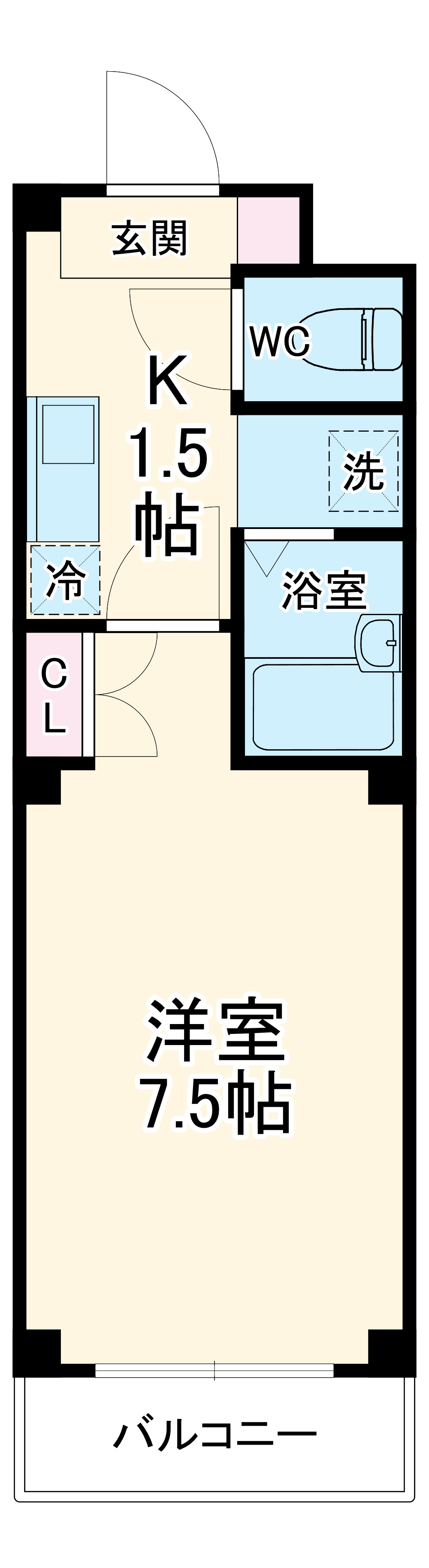 エクセレント栄光の間取り