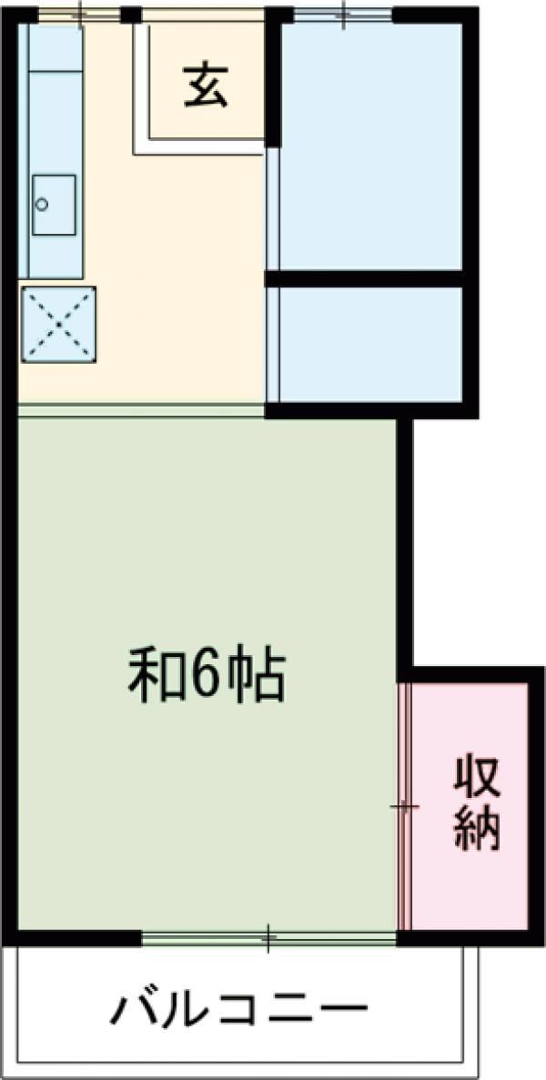 コーポストロームの間取り