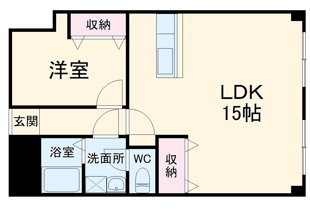 アーバンプラザAの間取り