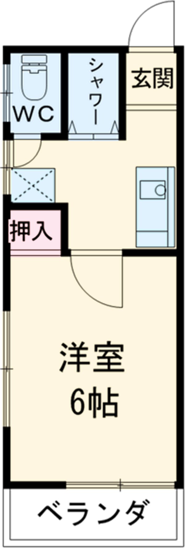 コーポ小林の間取り