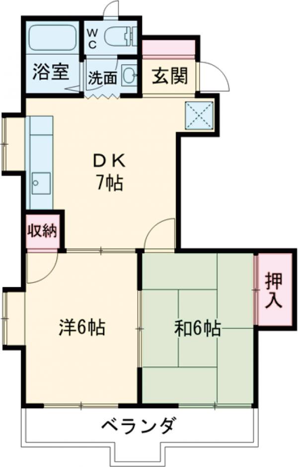 サンライズ61の間取り