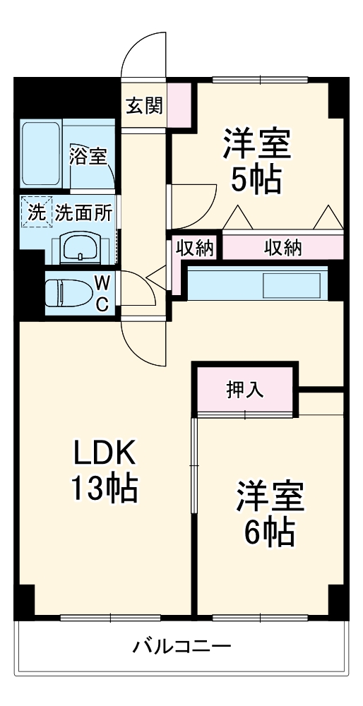 フォンテーヌ市ヶ尾の間取り