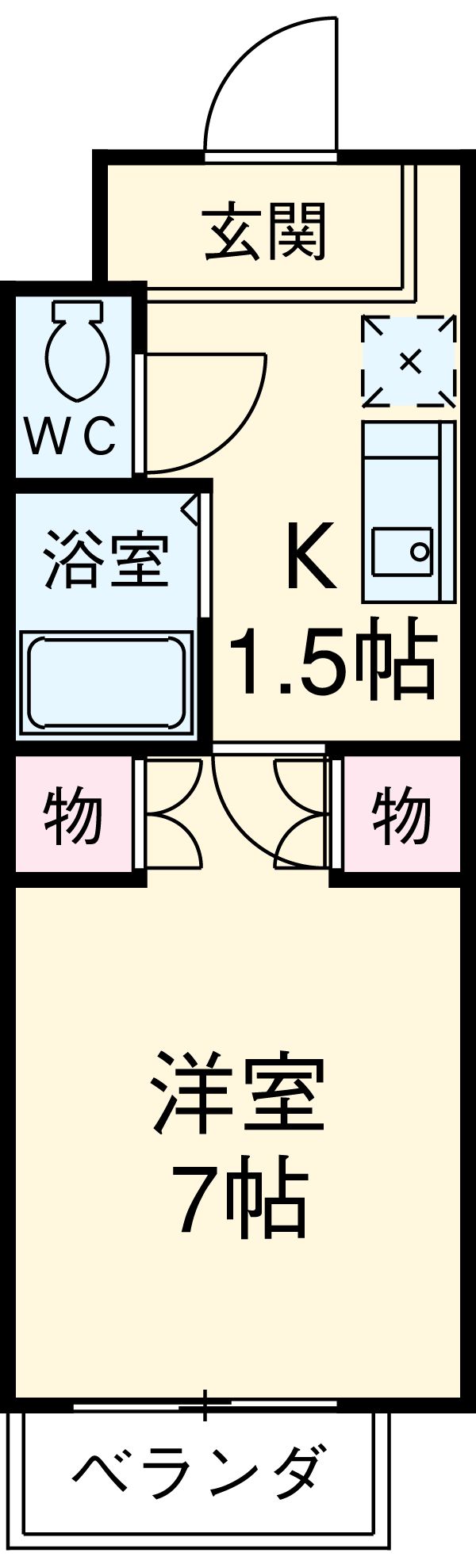 第3クインビルの間取り