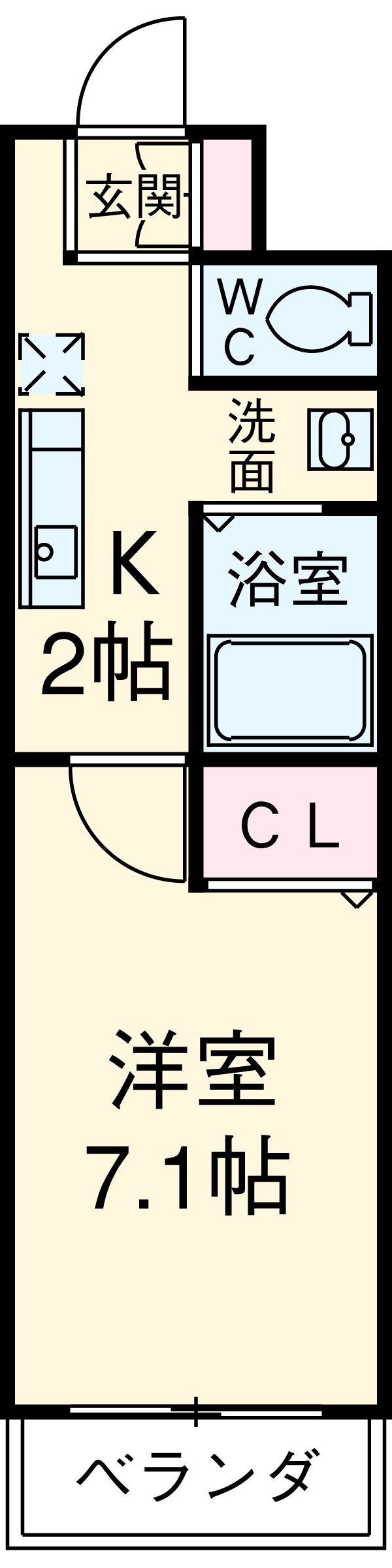 プリムローズマンションの間取り