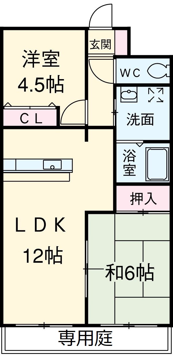 グランドメゾン中小田井の間取り