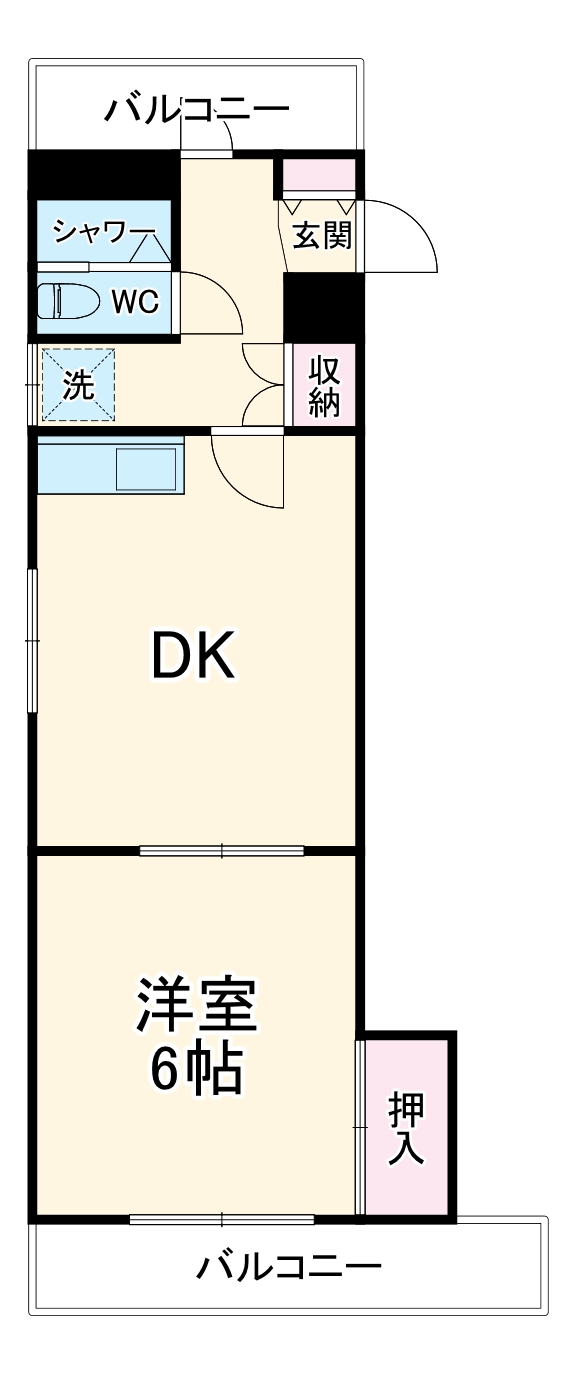 サニークレスト森の間取り