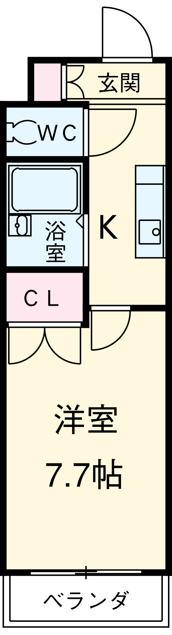 ペールTOKUZOの間取り