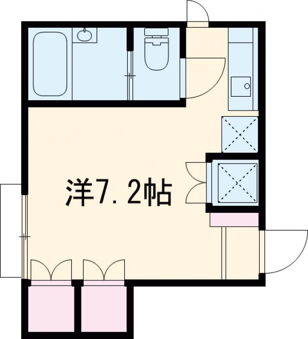 アザーレ中河原の間取り