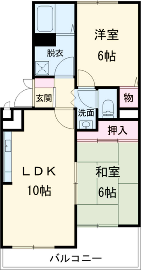 ファミリーカーサの間取り