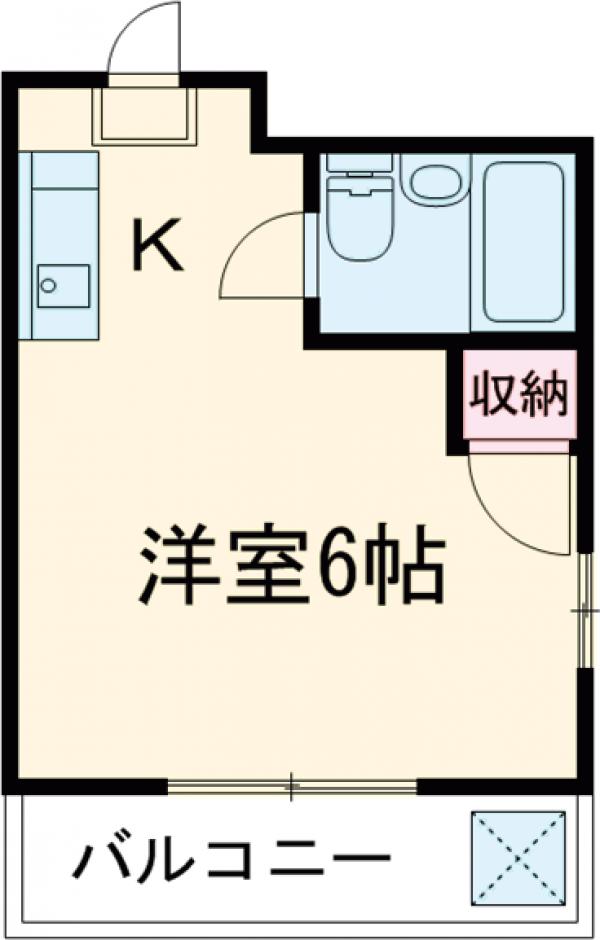 コーポ西野の間取り