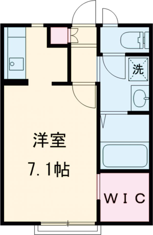 八幡町の完工年月(2004年3月)築の賃貸アパートの間取り