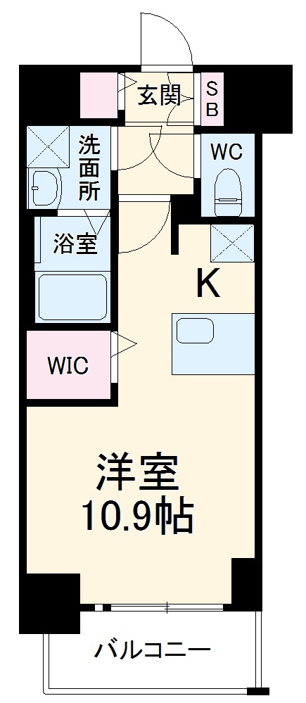プレサンス池下トレスの間取り