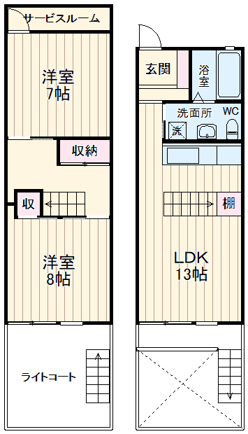 ハイム白秋の間取り