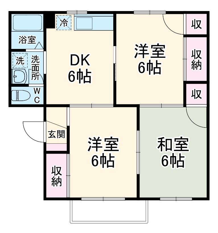 アルカディアプラックの間取り