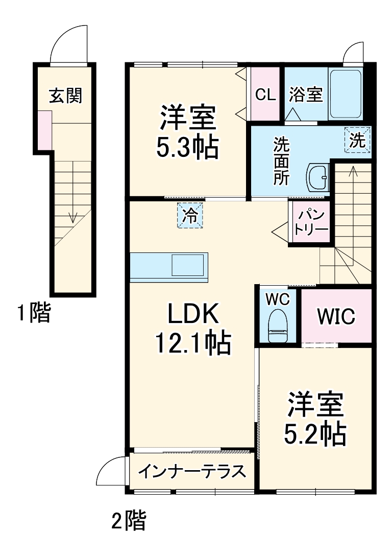 エクラの間取り