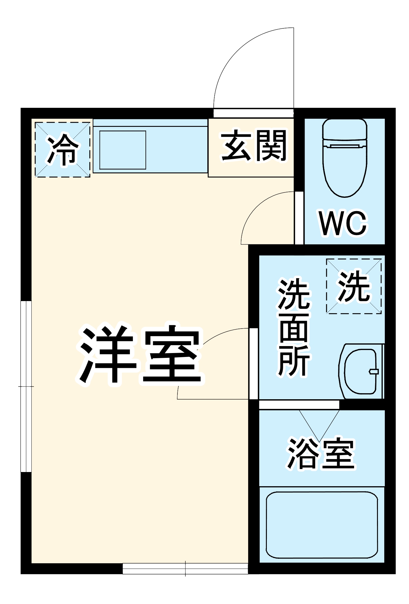 ベイウインズ杉田の間取り