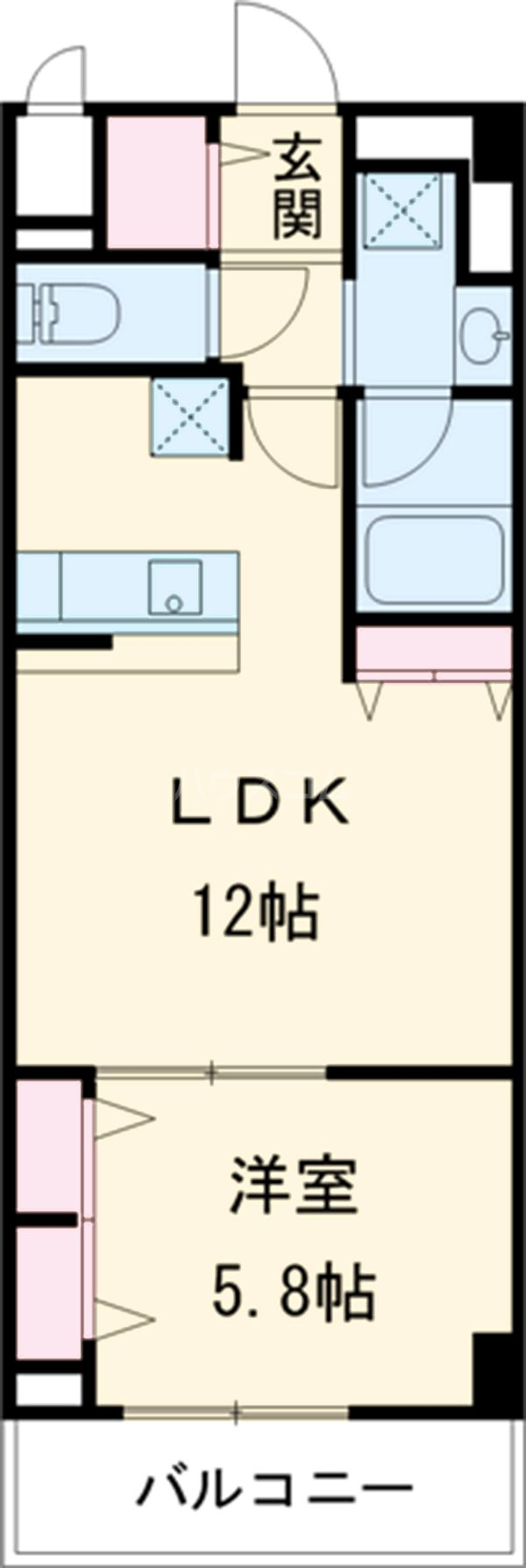 グランルクレ新栄イーストの間取り