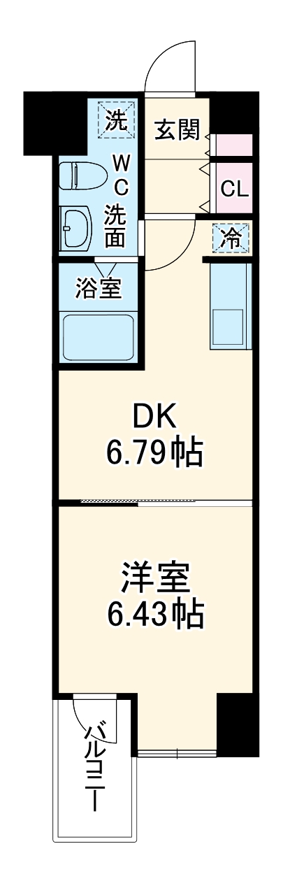 プラッツ大和の間取り