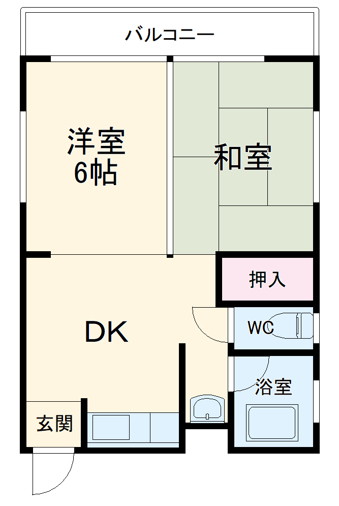 コーポPIAAの間取り