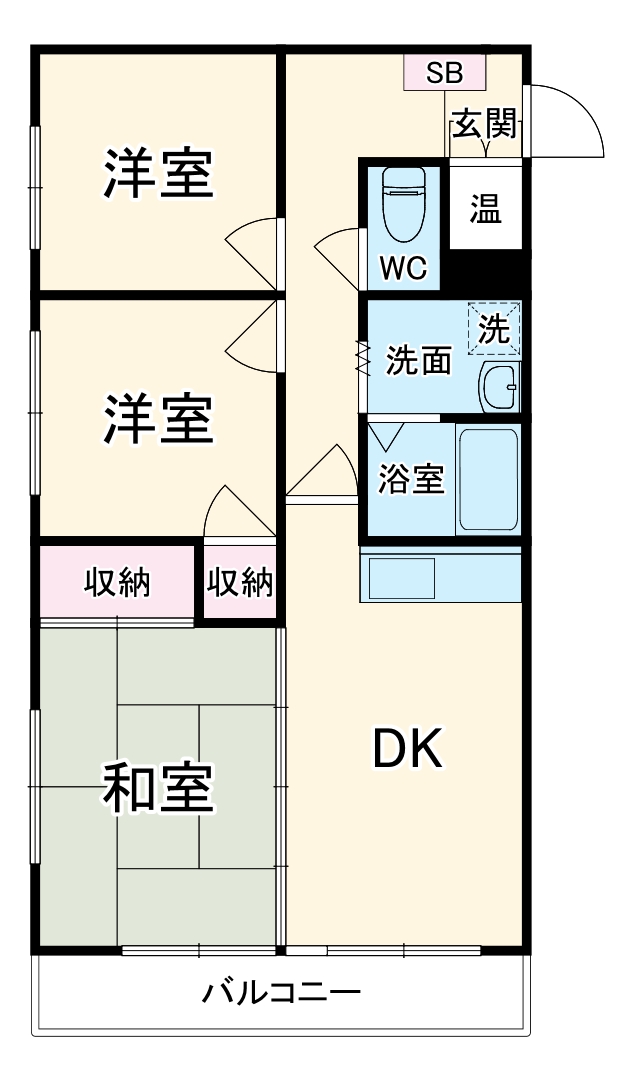 パークコンドミニアムの間取り