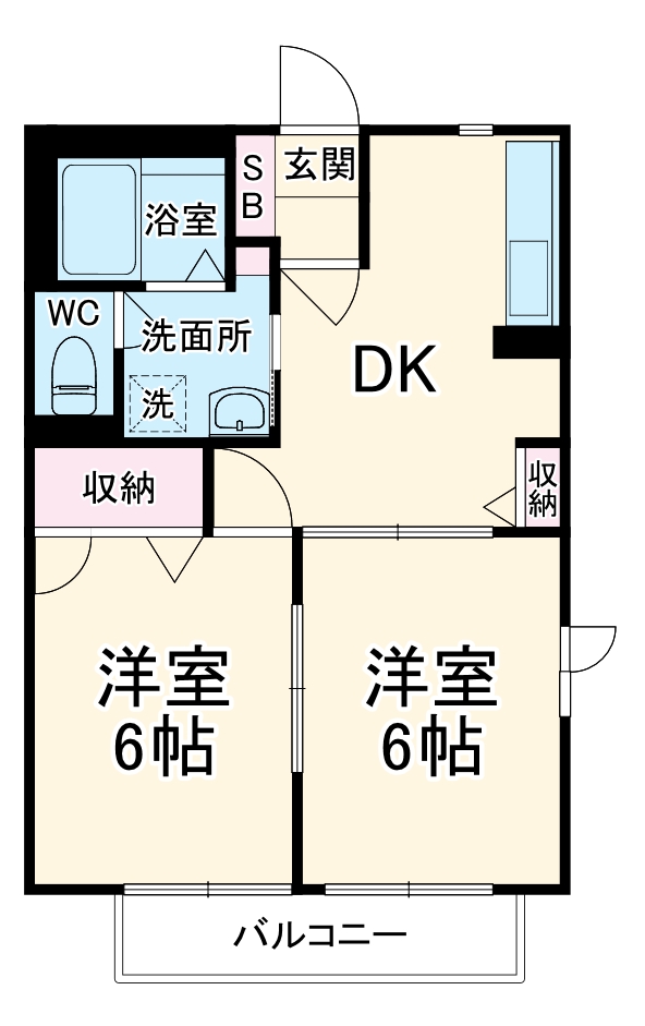 カーサモニーレの間取り