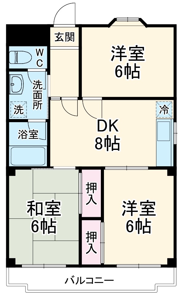 第二丹羽ハイツの間取り