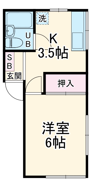 友愛ハイムの間取り