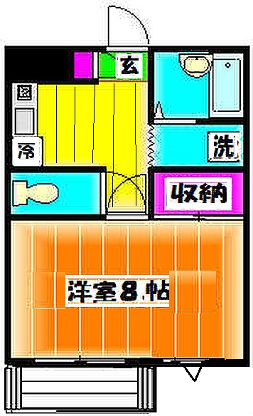 ロイヤルコーポ弐番館の間取り