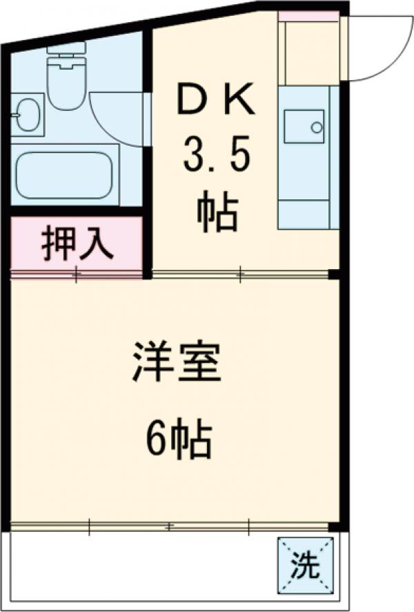 松屋ビルの間取り