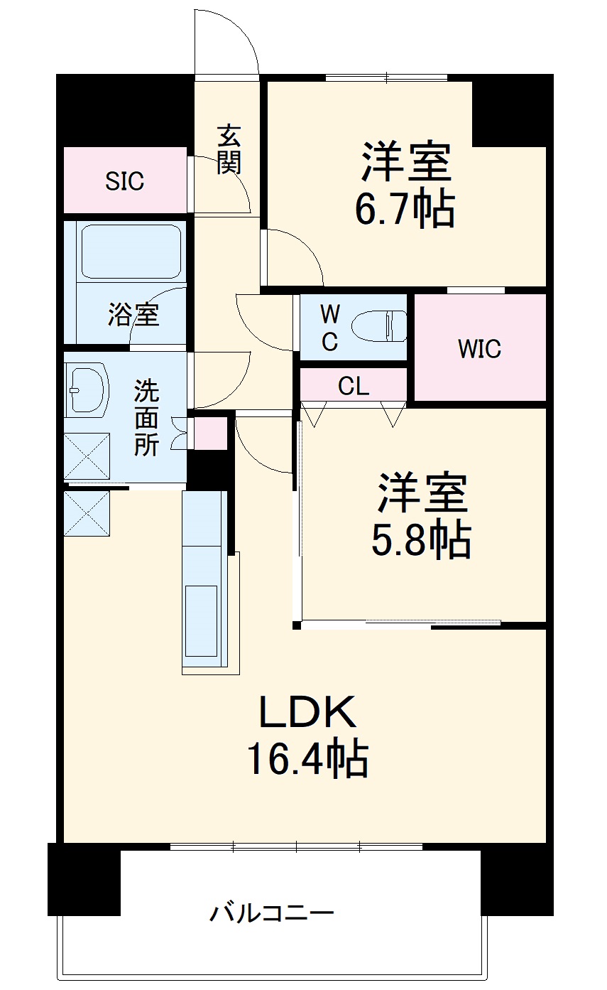 ラトゥール代官町EASTの間取り