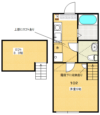 プロキオン東中野の間取り