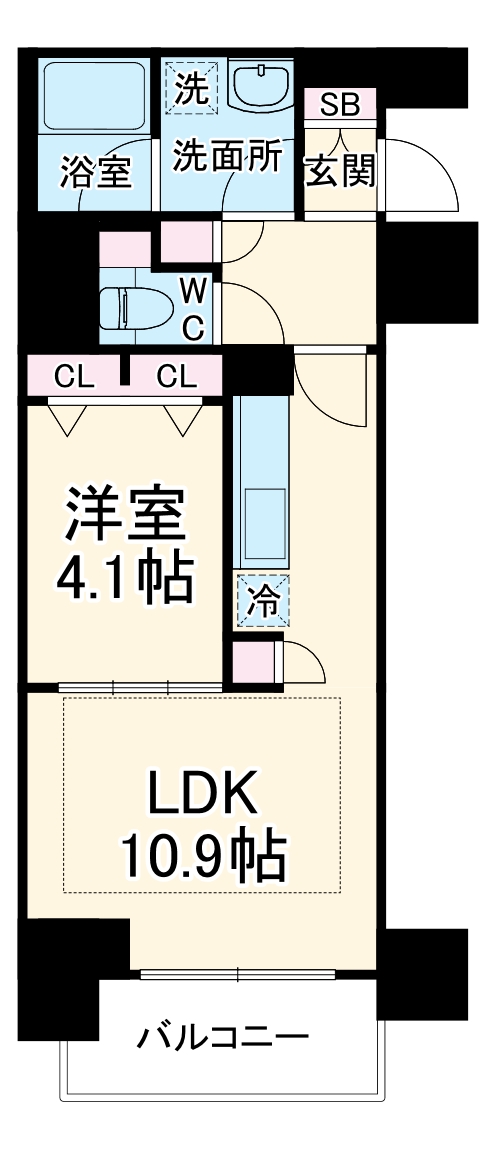 プレサンス広小路通 葵の間取り