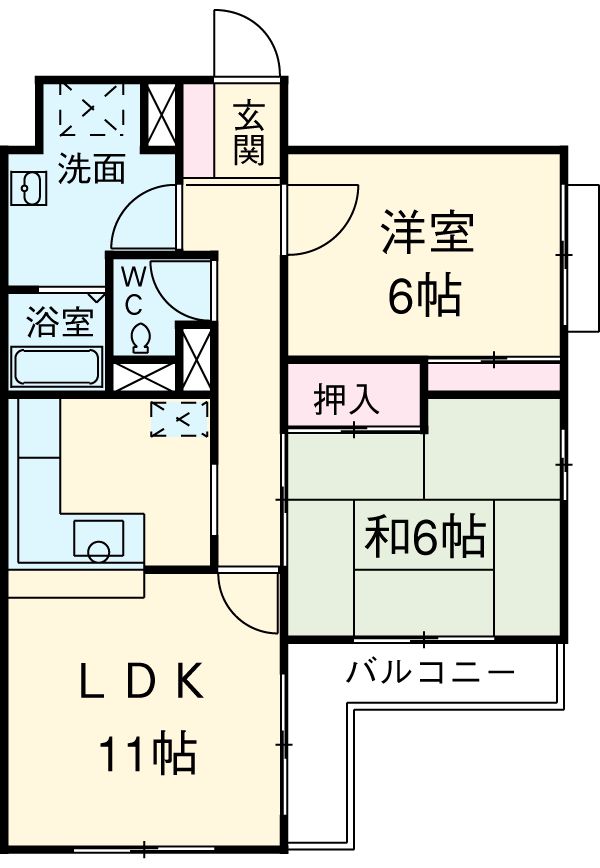 ビバーチェの間取り
