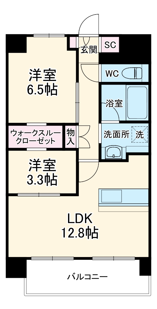 桜山カーザの間取り