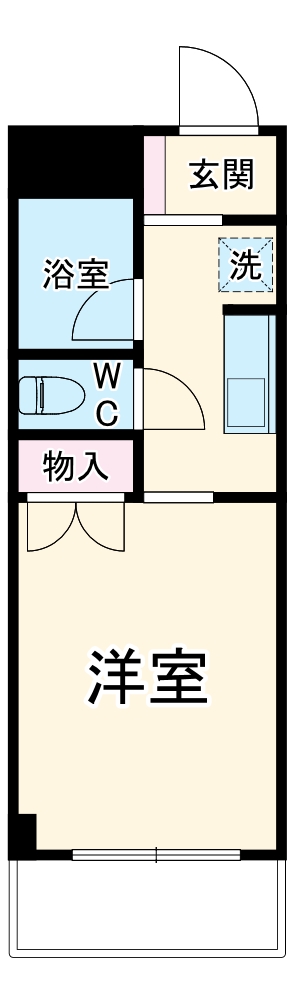 シャンブル南林間の間取り