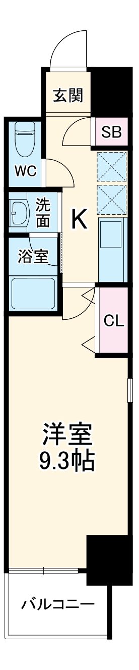 ディアレイシャス鶴舞公園の間取り