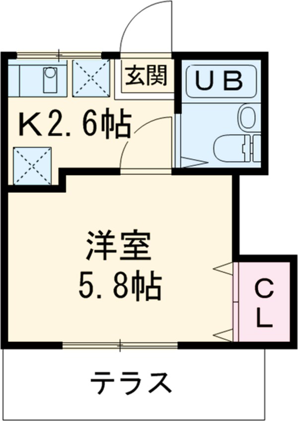 カーサ富士の間取り