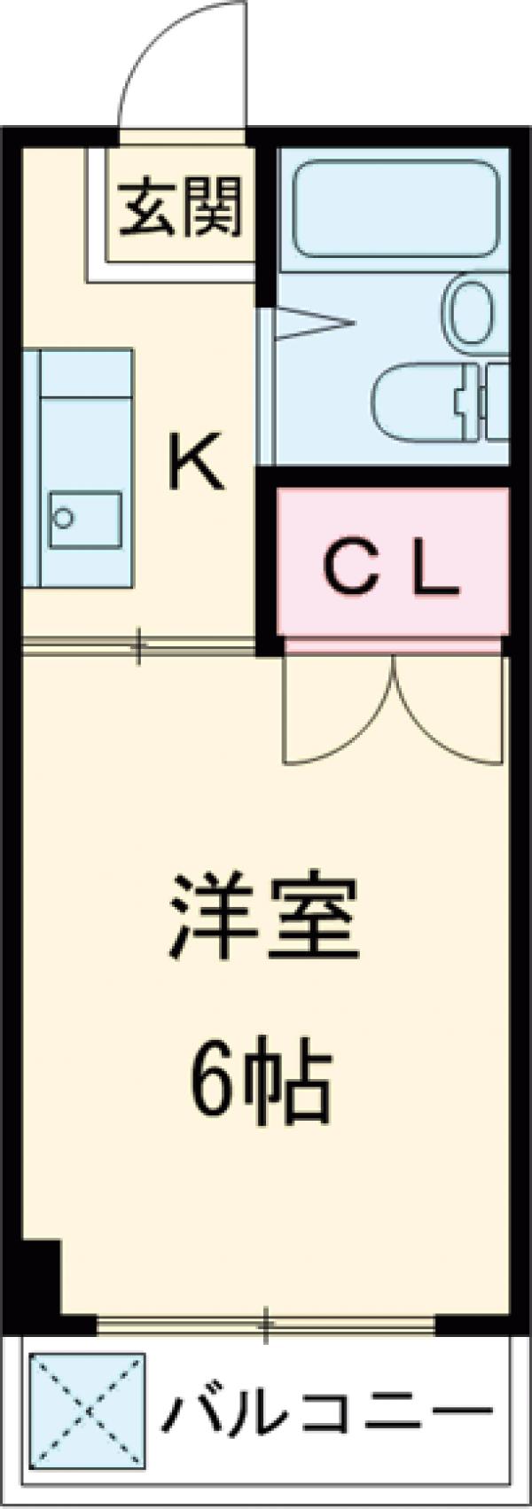 コーポ南進の間取り