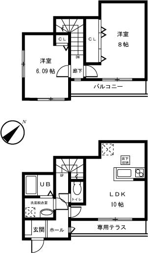 オリビエートの間取り
