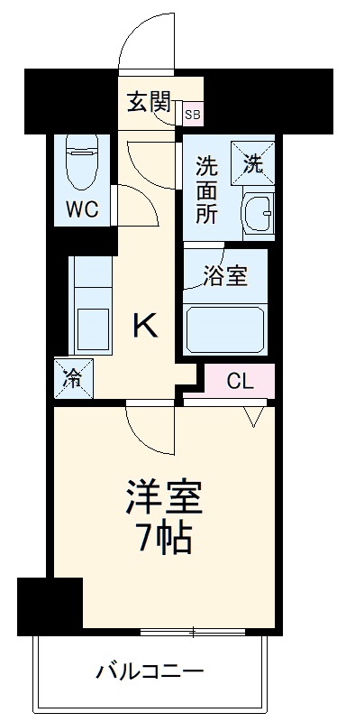 コートバスクの間取り