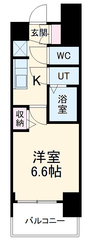 ファステートNAGOYA今池バレンシアの間取り