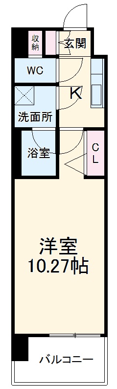 レジデンシア今池の間取り