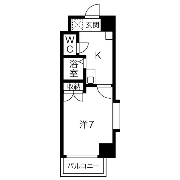 シティライフ名駅の間取り