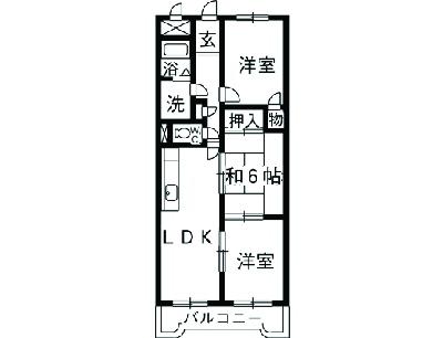 ピアレス高畑の間取り