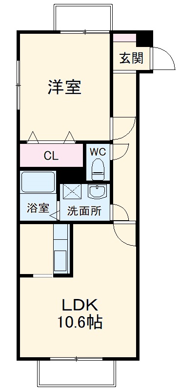パルティルJの間取り