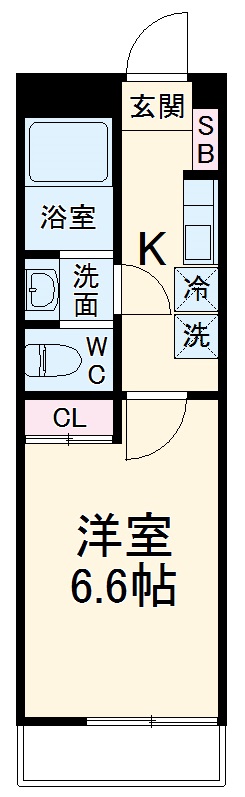 スピカハイツ弘明寺の間取り