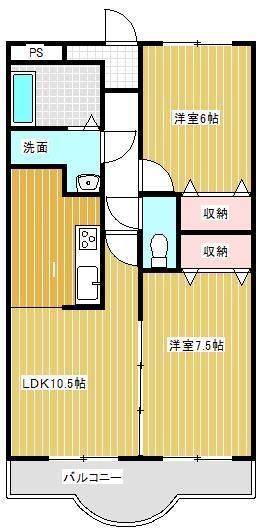 セントラルFUJITAの間取り