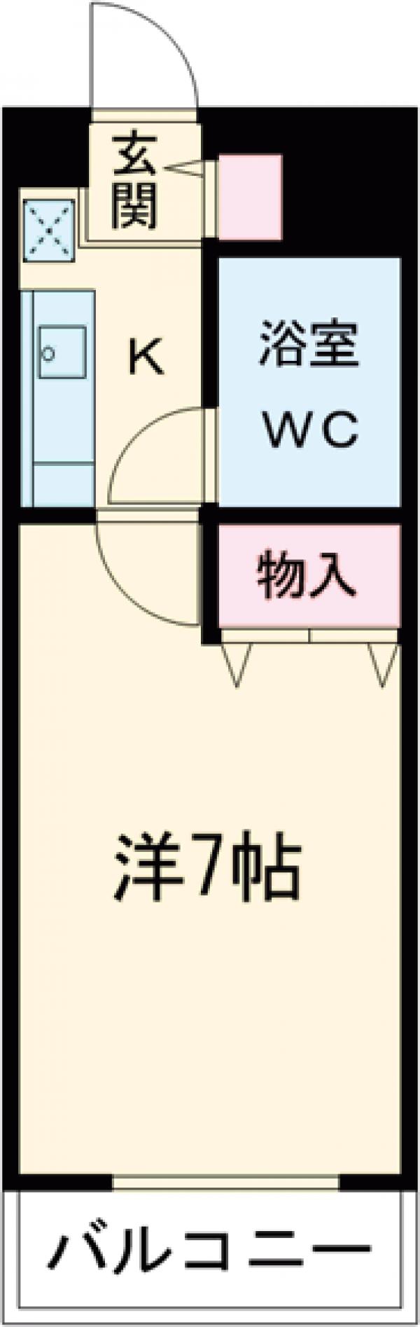 クリスタルマンションの間取り