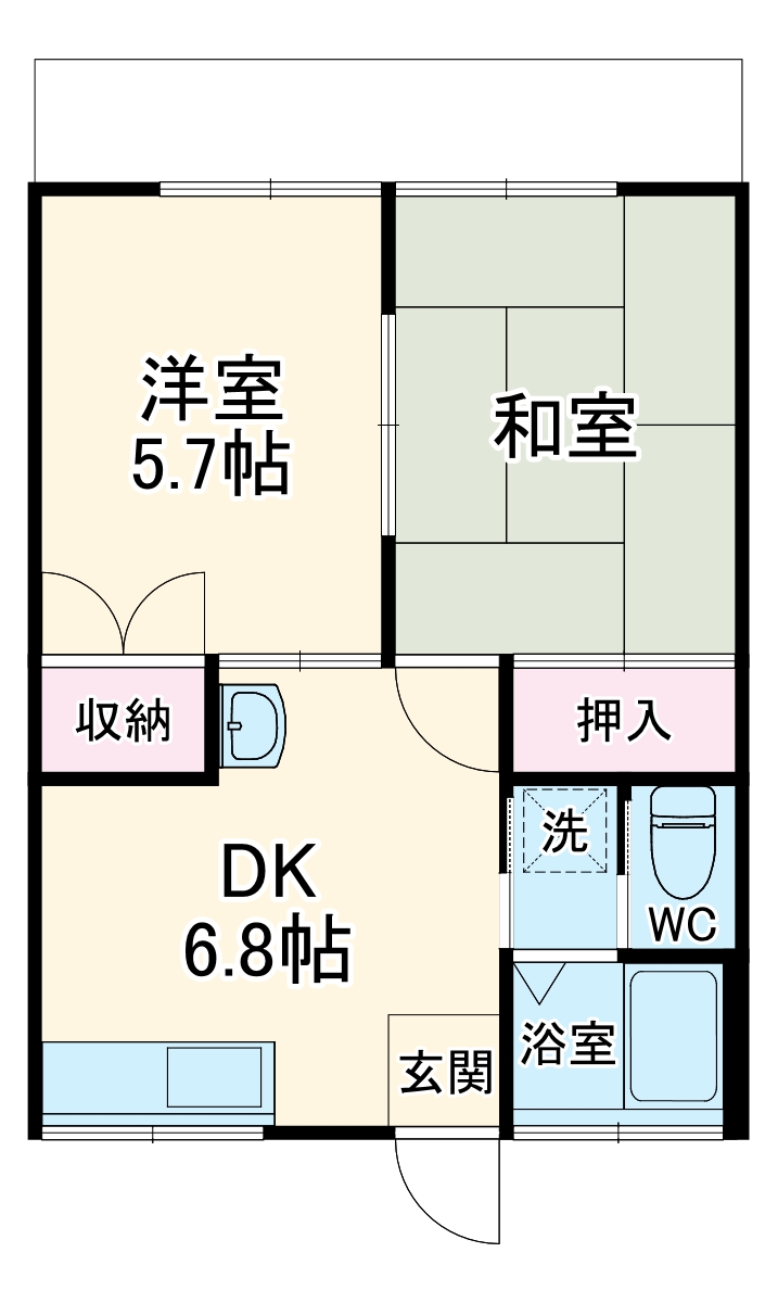 アメニティナガシマの間取り