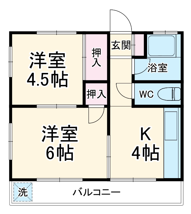 第2富士見荘の間取り